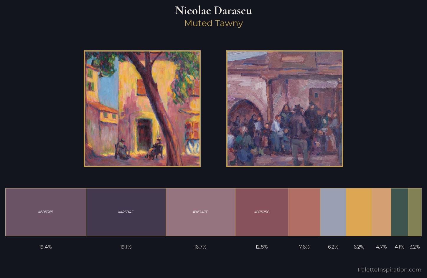 Nicolae Darascu Palette 5 — Muted Tawny