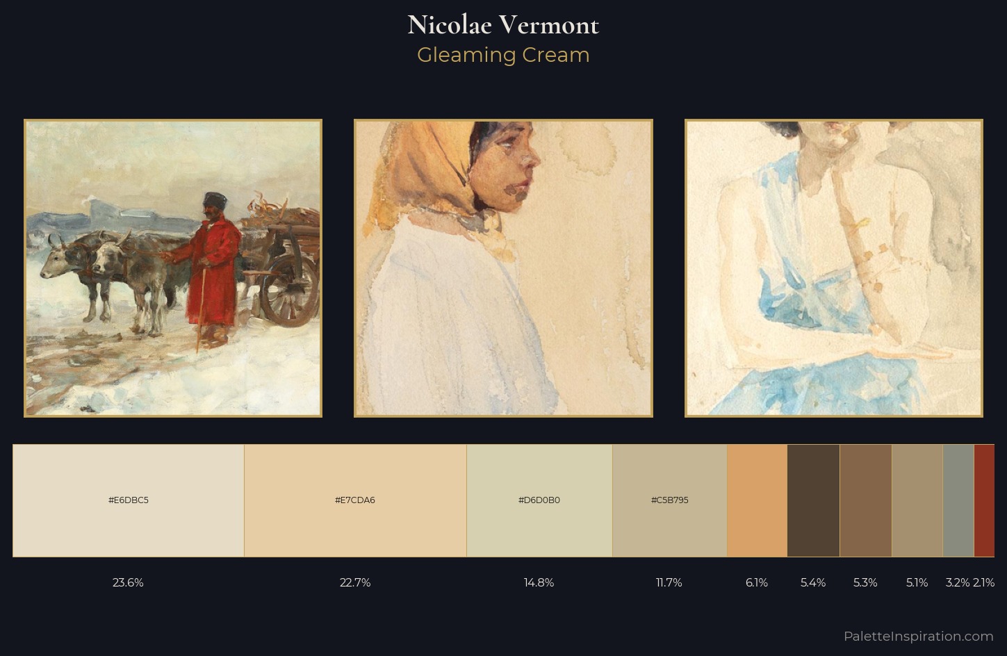 Nicolae Vermont Palette 2 — Gleaming Cream