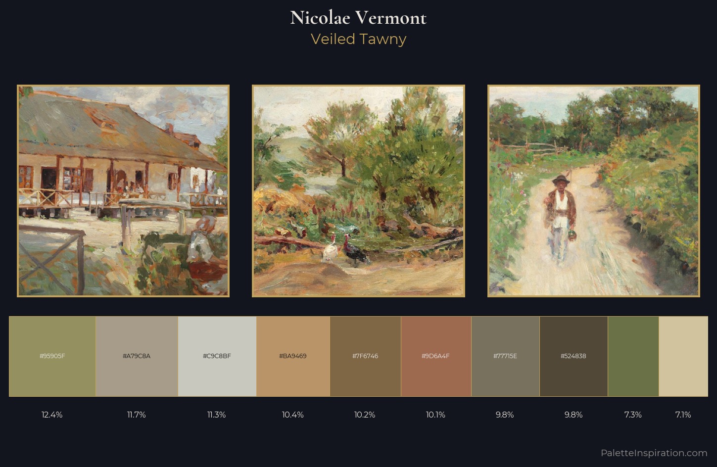 Nicolae Vermont Palette 5 — Veiled Tawny