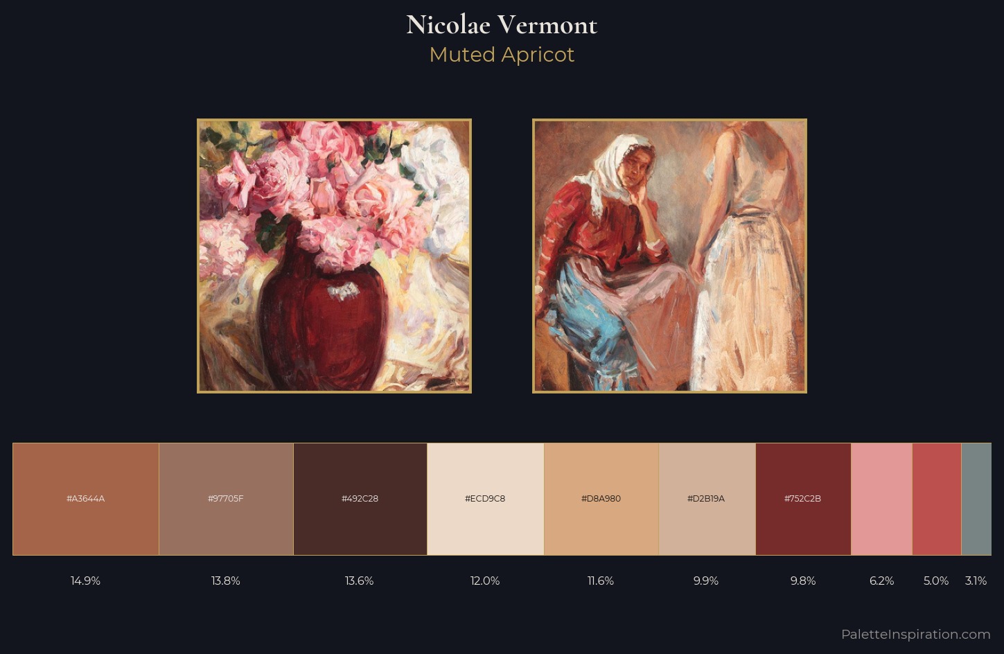 Nicolae Vermont Palette 6 — Muted Apricot