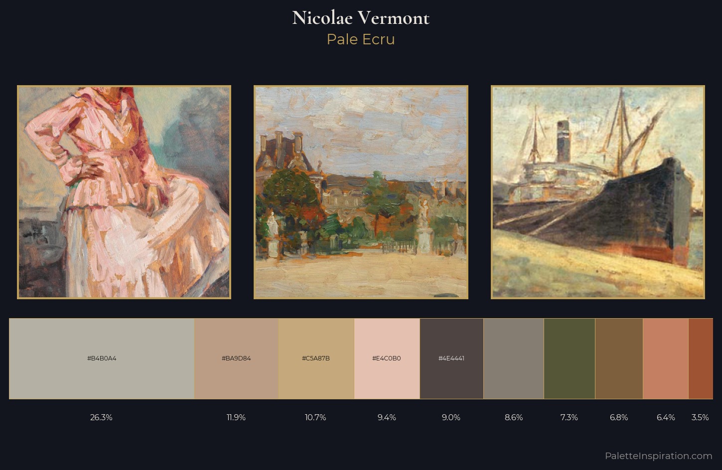 Nicolae Vermont Palette 7 — Pale Ecru