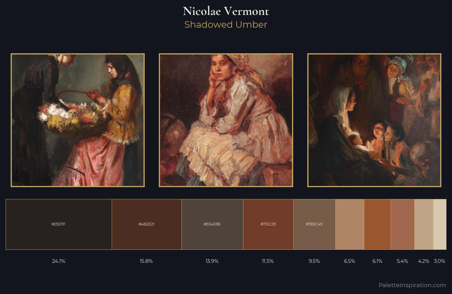 Nicolae Vermont Palette 9 — Shadowed Umber
