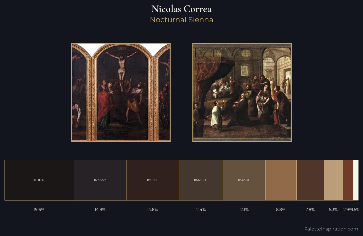 Nicolas Correa Palette 2 — Nocturnal Sienna