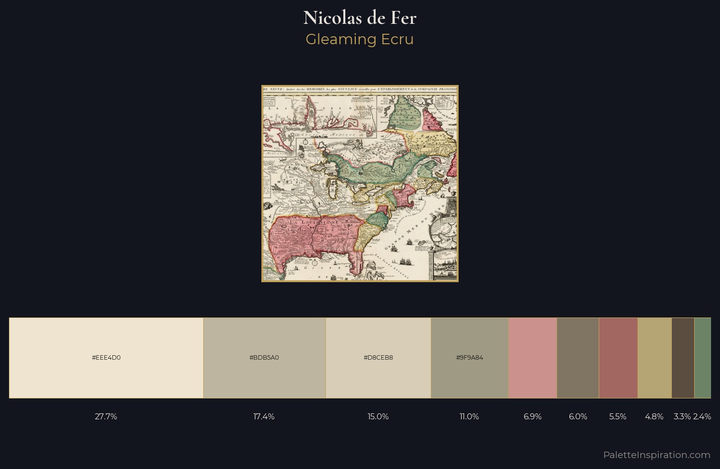 Nicolas de Fer Palette 1 — Gleaming Ecru