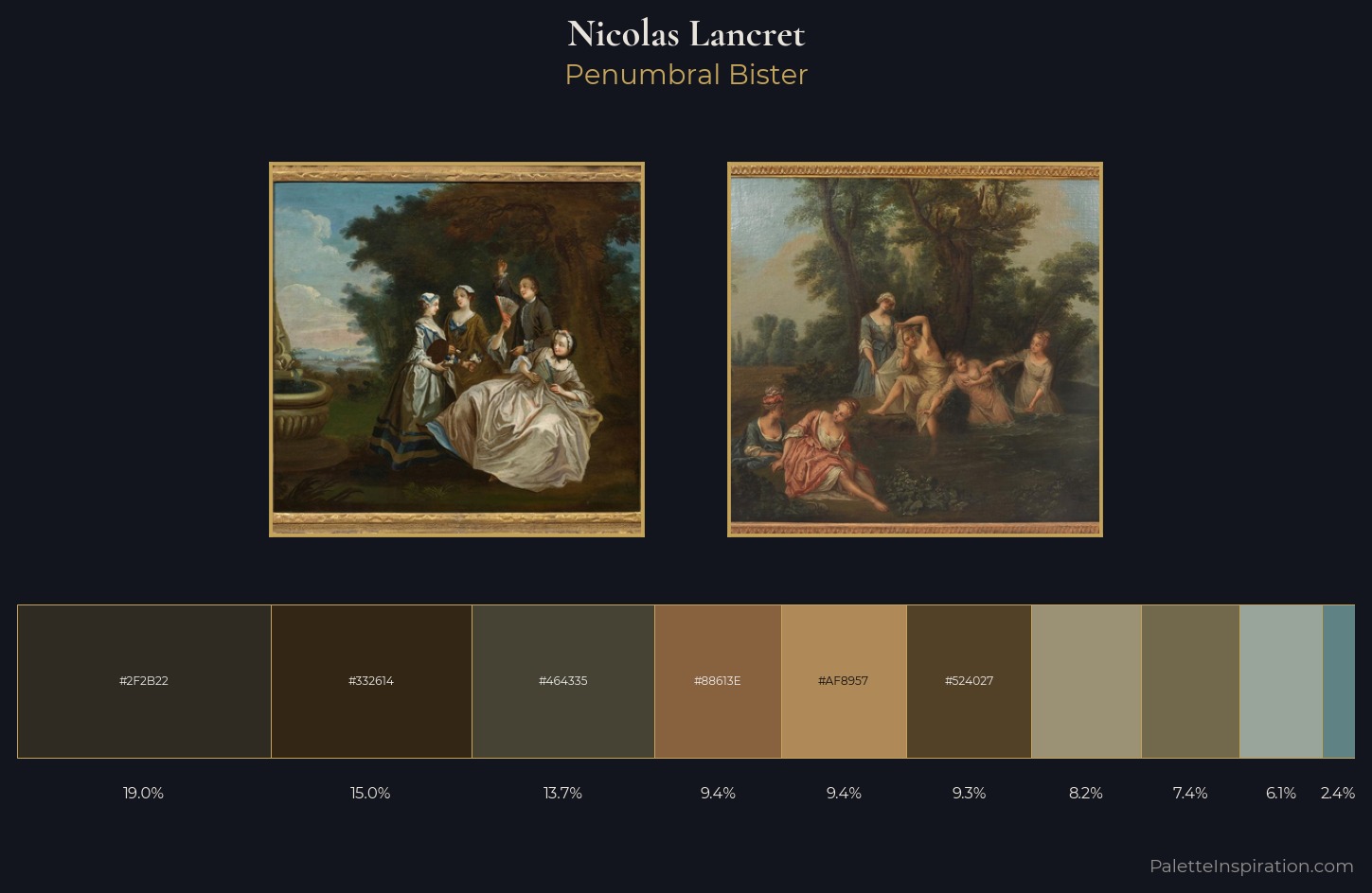 Nicolas Lancret Palette 2 — Penumbral Bister