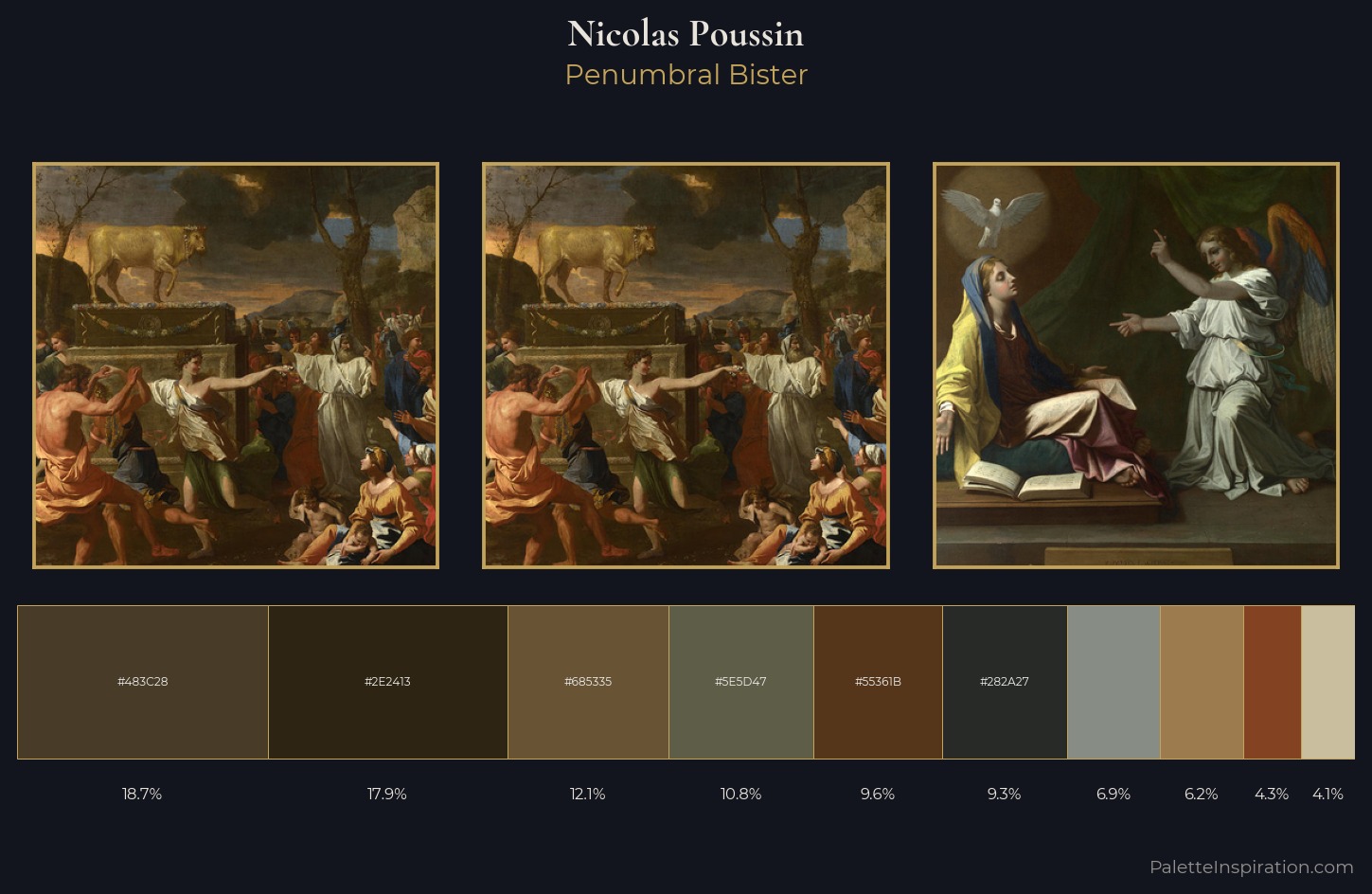 Nicolas Poussin Palette 12 — Penumbral Bister