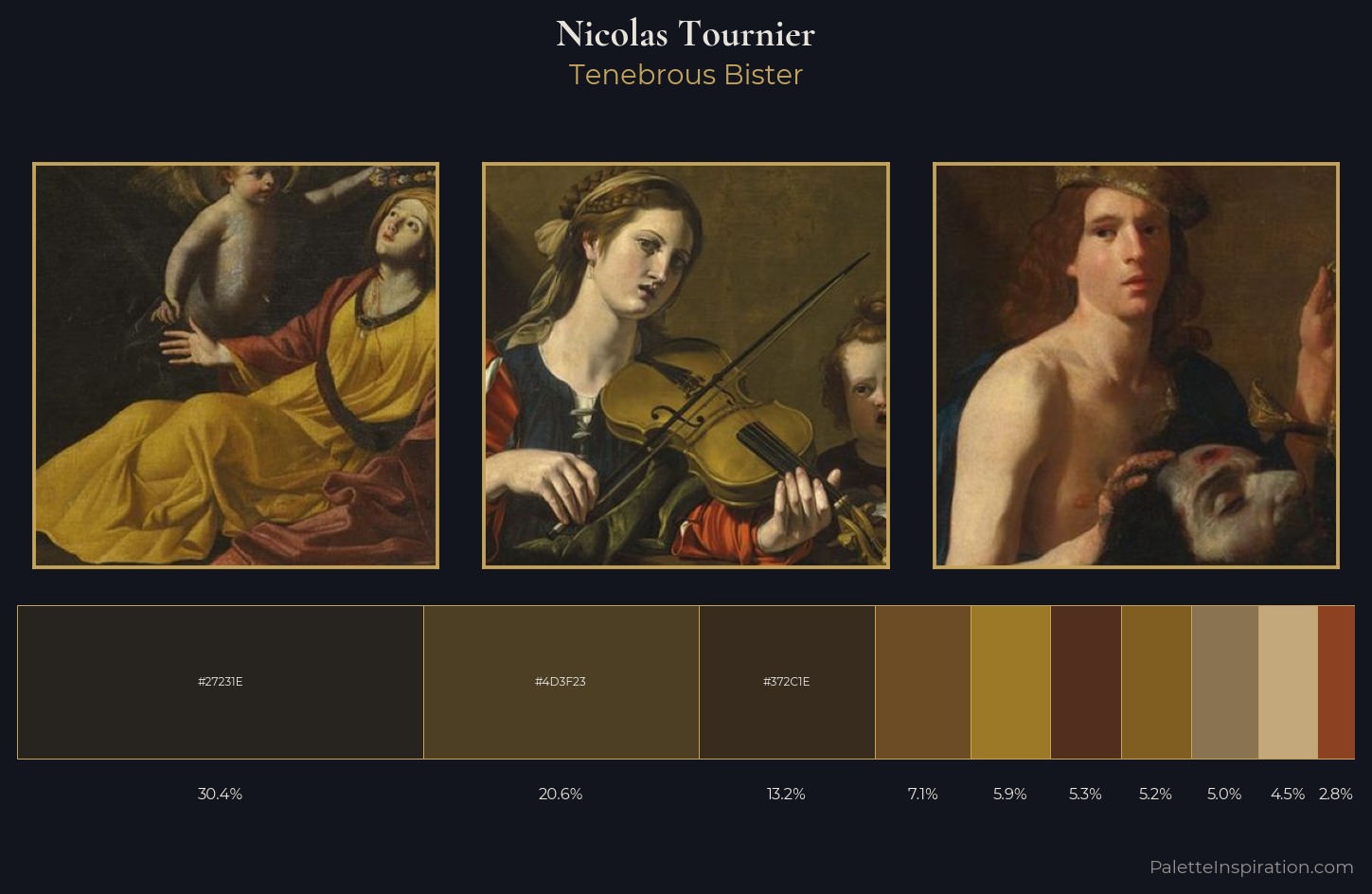 Nicolas Tournier Palette 4 — Tenebrous Bister