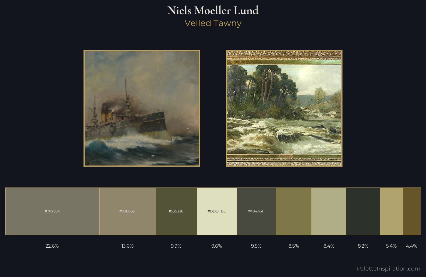Niels Moeller Lund Palette 2 — Veiled Tawny