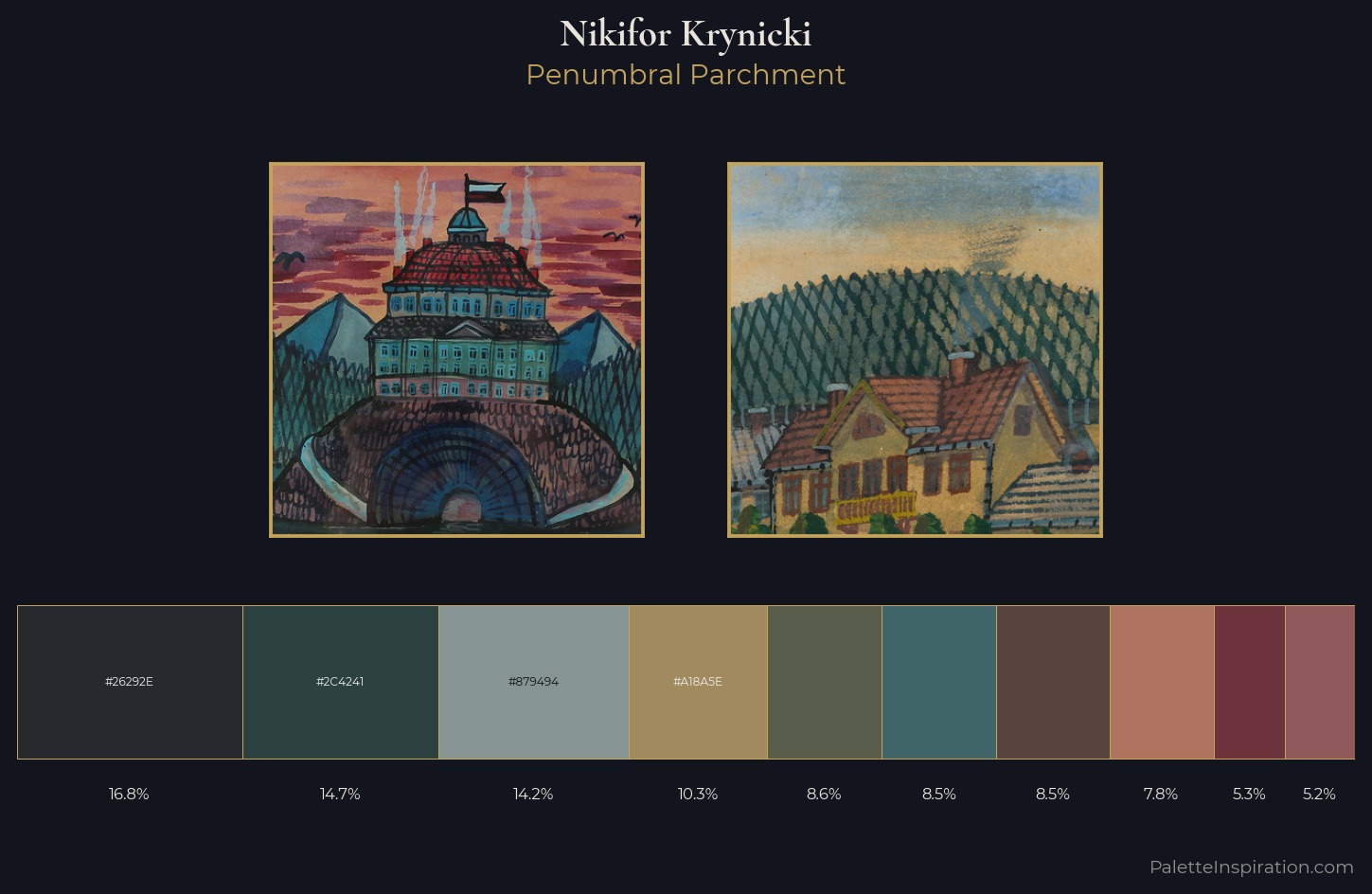 Nikifor Krynicki Palette 5 — Penumbral Parchment
