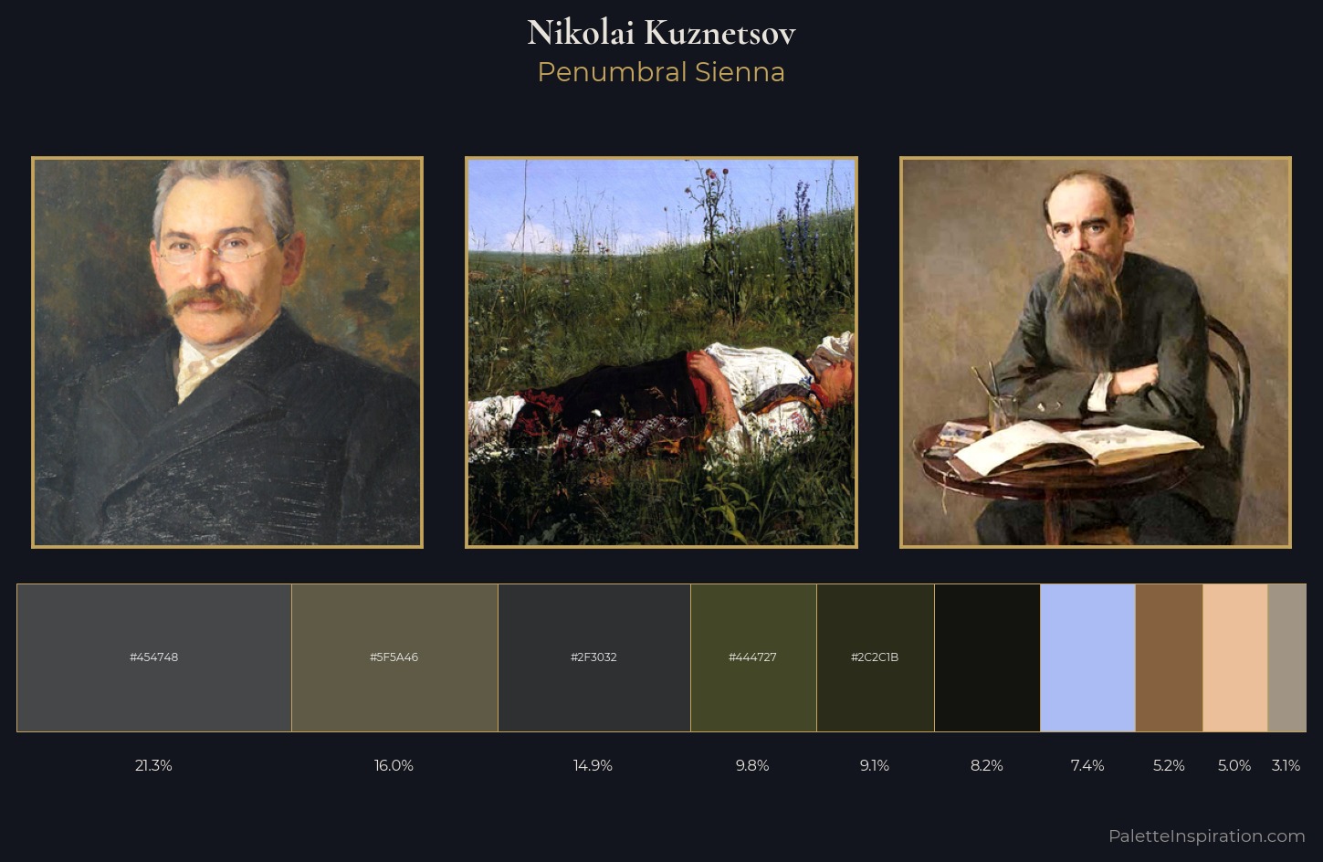 Nikolai Kuznetsov Palette 5 — Penumbral Sienna