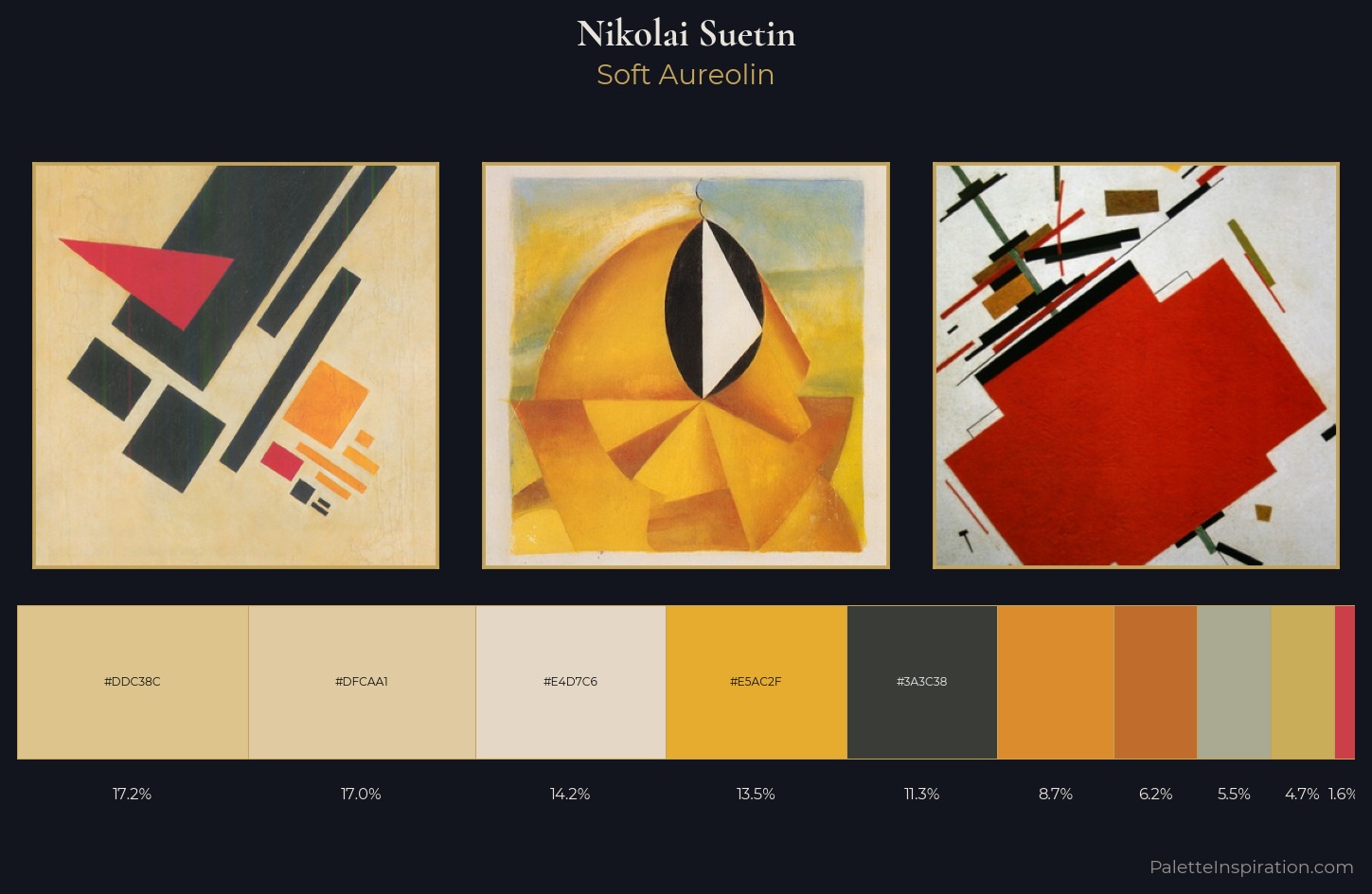 Nikolai Suetin Palette 1 — Soft Aureolin