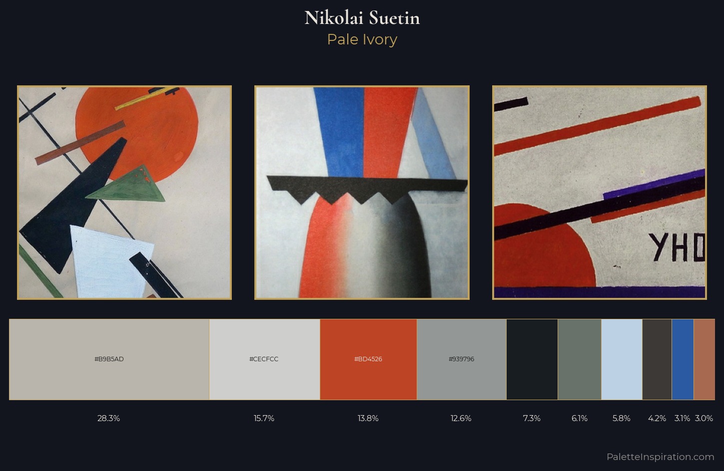 Nikolai Suetin Palette 3 — Pale Ivory