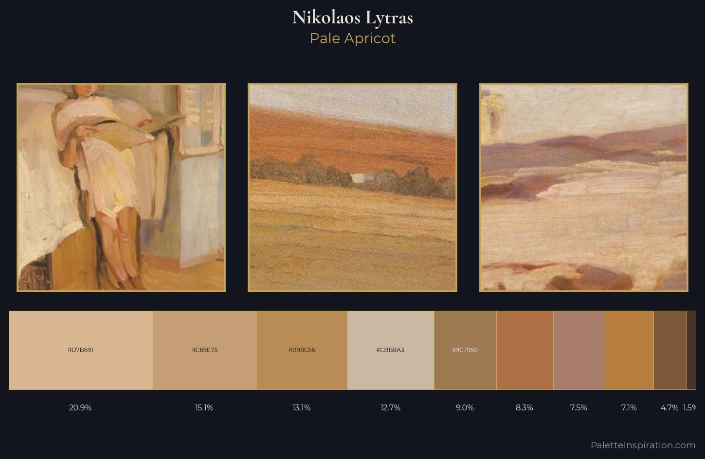 Nikolaos Lytras Palette 3 — Pale Apricot