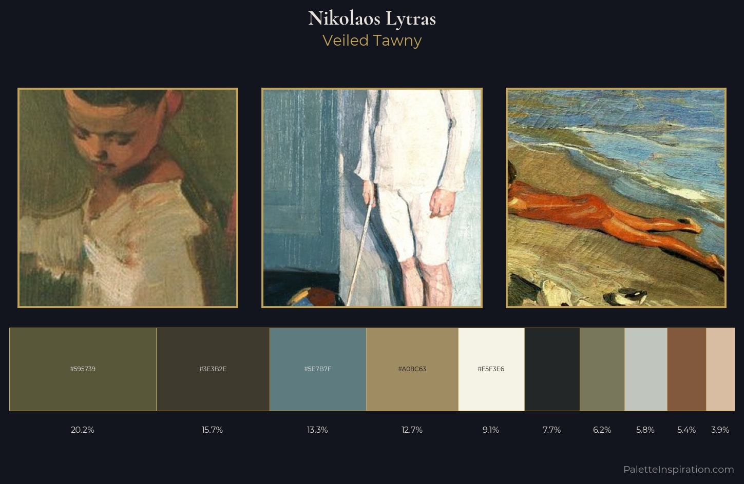 Nikolaos Lytras Palette 5 — Veiled Tawny