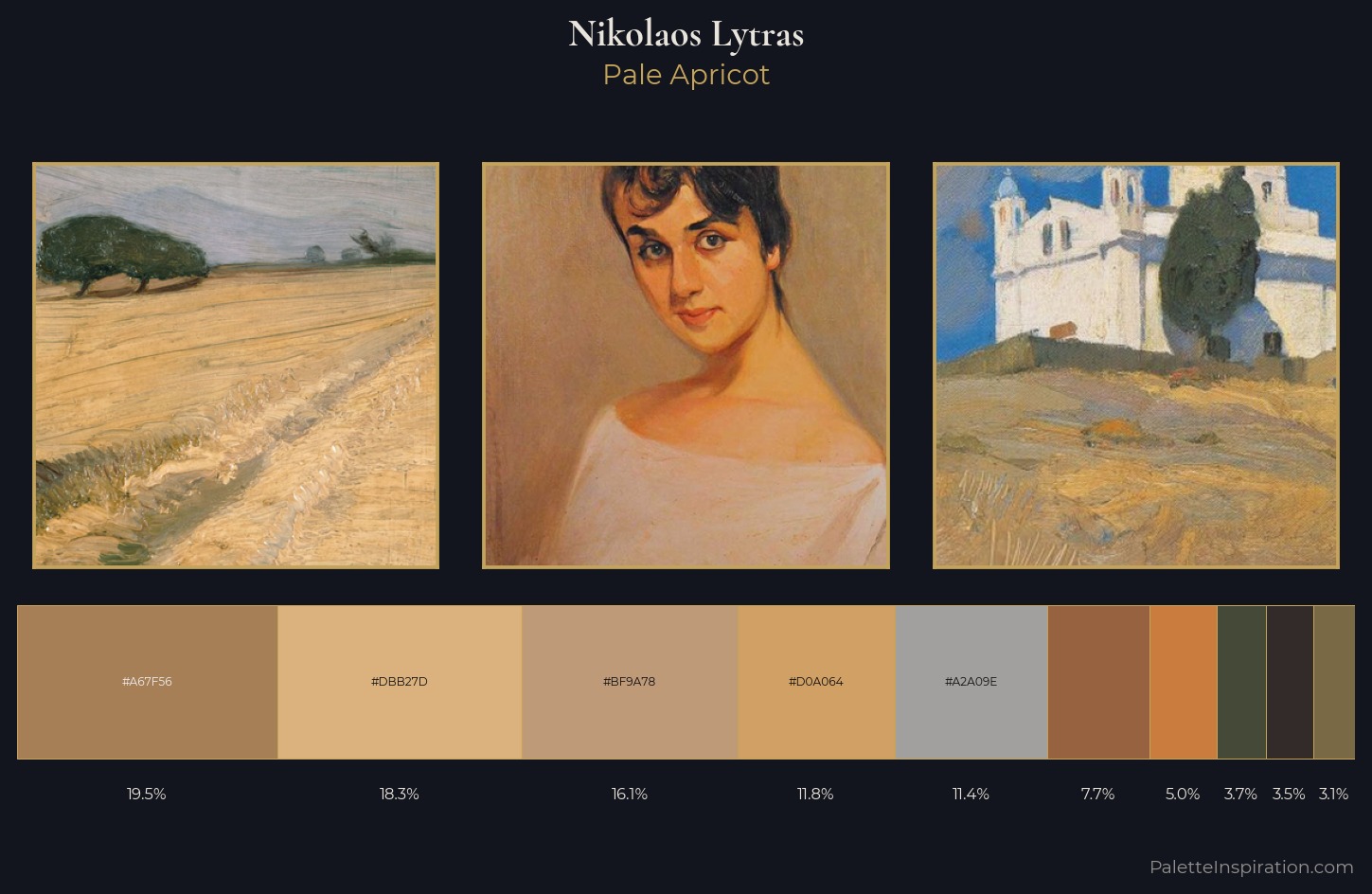 Nikolaos Lytras Palette 6 — Pale Apricot