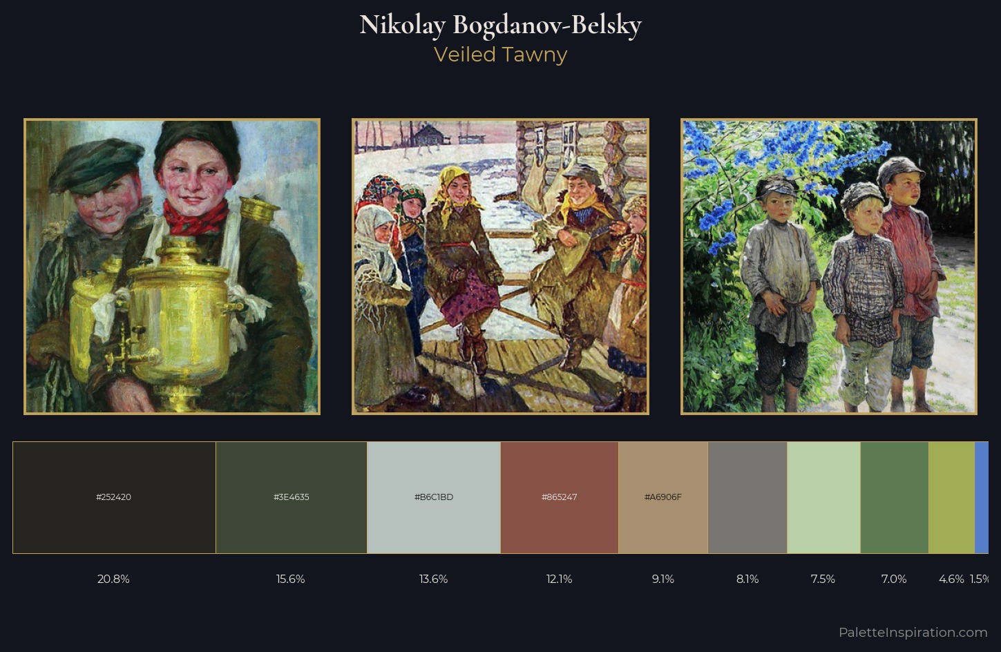 Nikolay Bogdanov-Belsky Palette 7 — Veiled Tawny