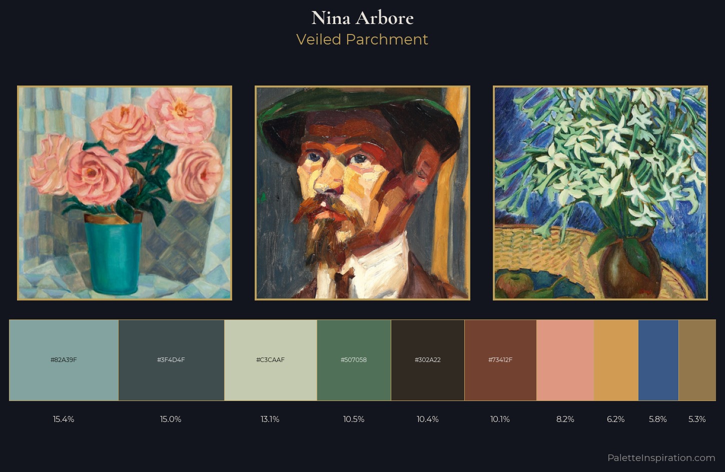 Nina Arbore Palette 1 — Veiled Parchment