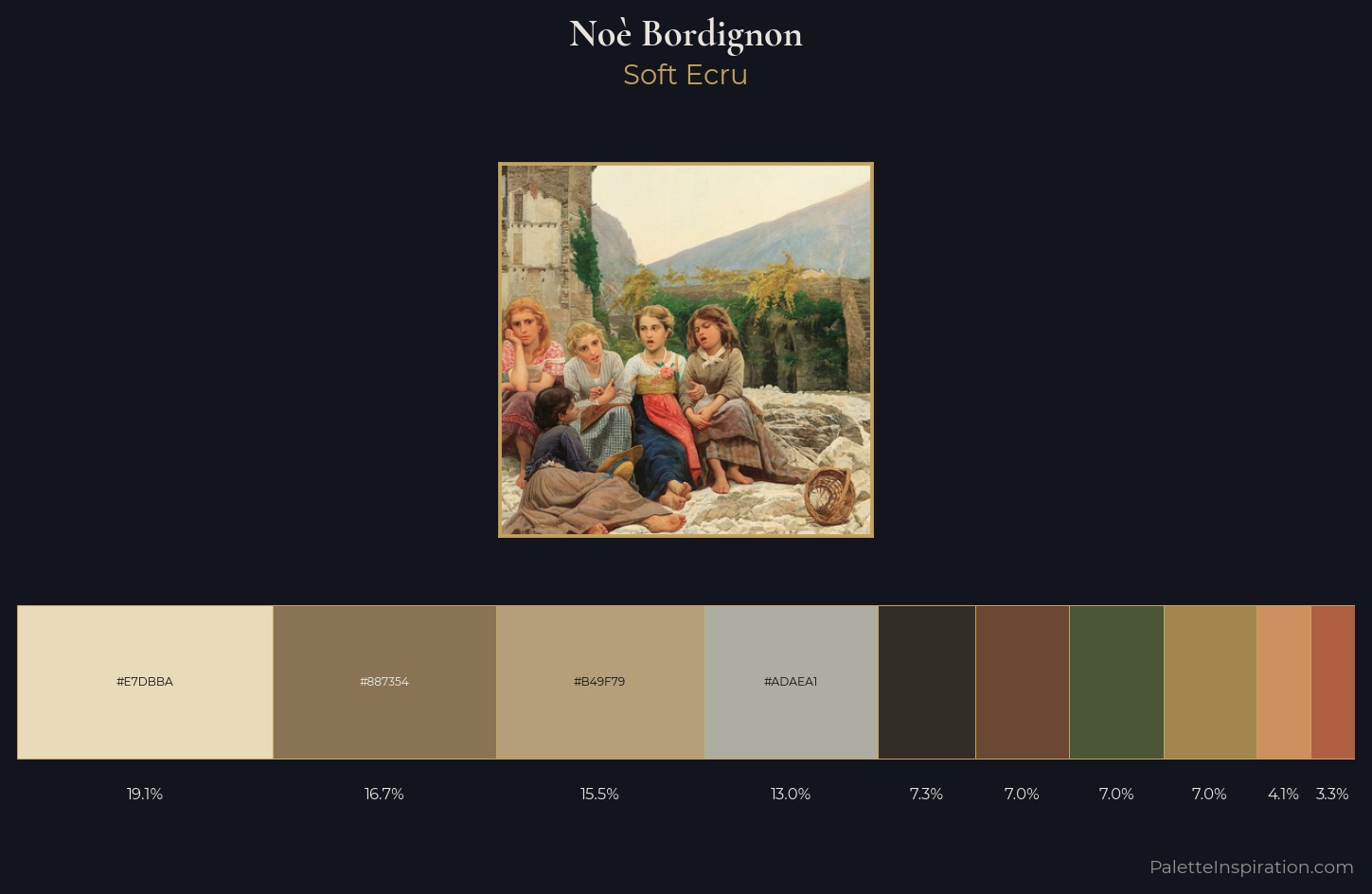 Noè Bordignon Palette 3 — Soft Ecru