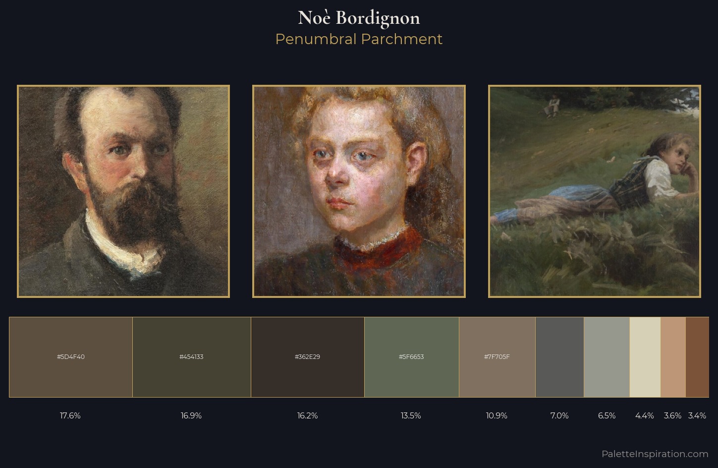 Noè Bordignon Palette 5 — Penumbral Parchment