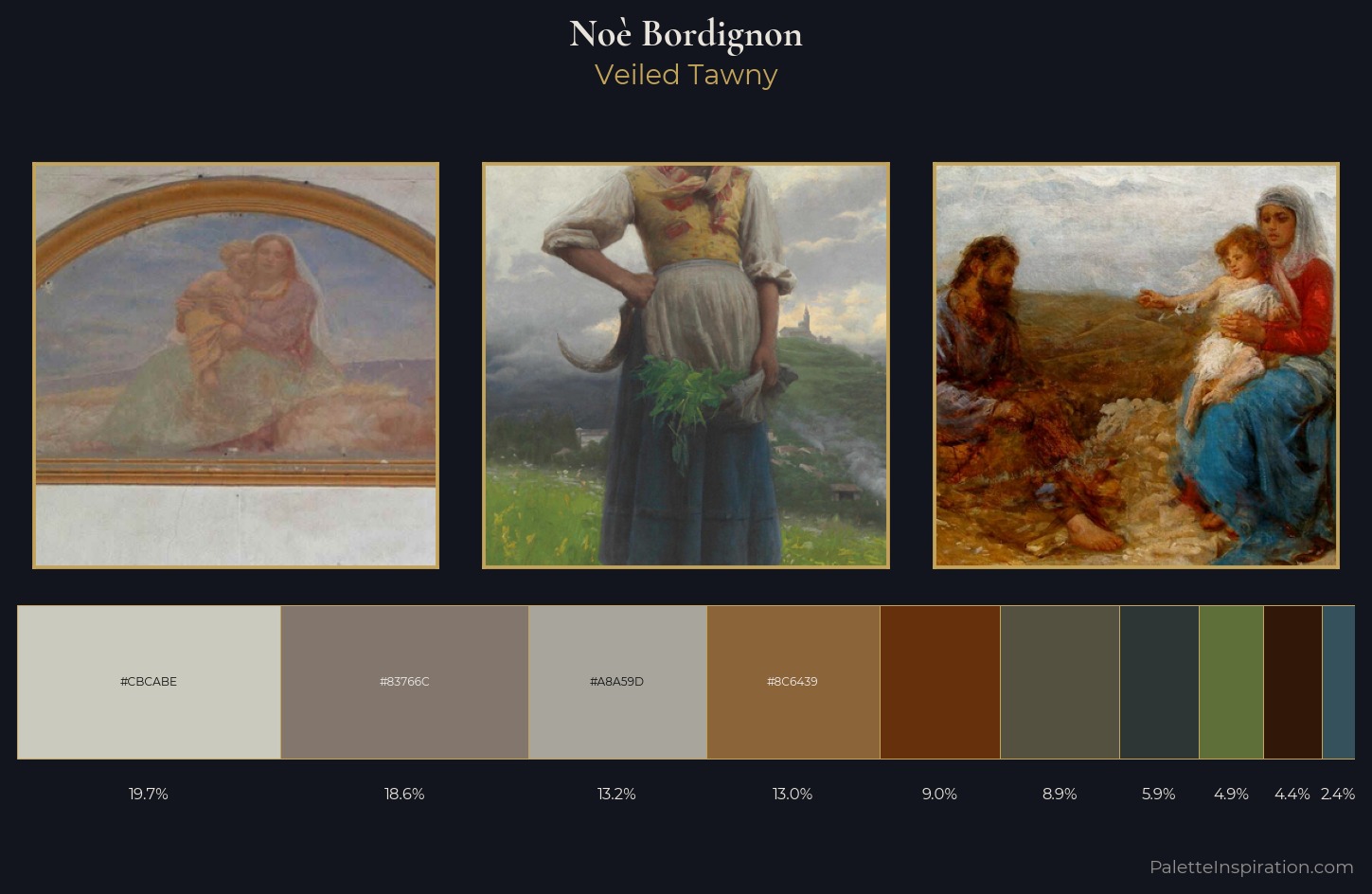 Noè Bordignon Palette 6 — Veiled Tawny