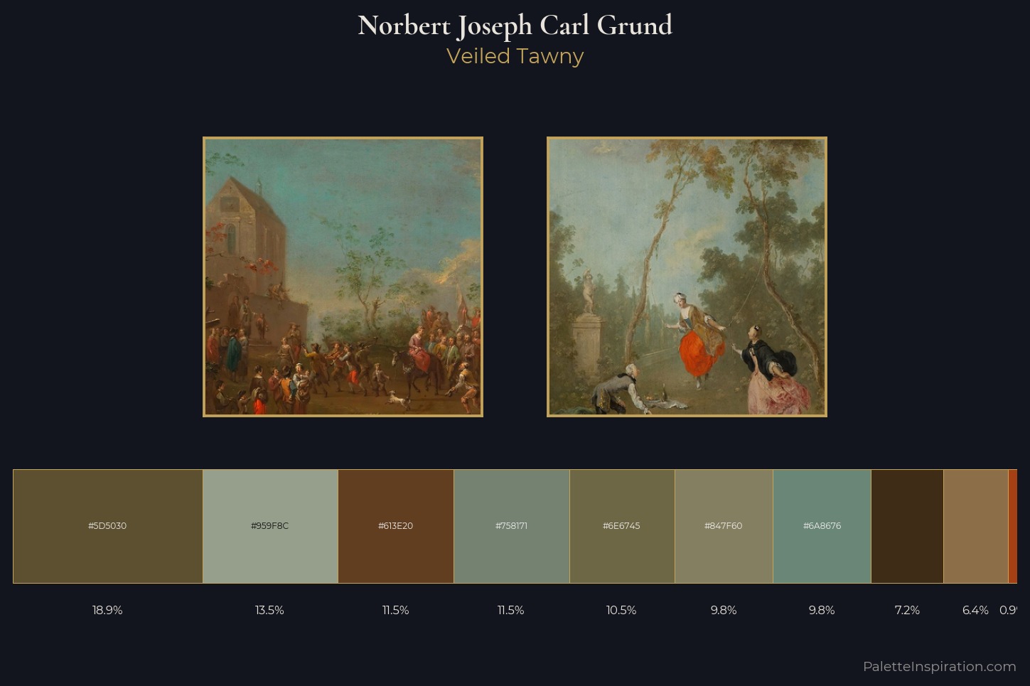 Norbert Joseph Carl Grund Master Palette — Veiled Tawny