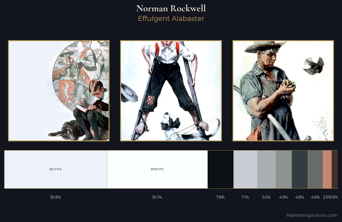 Norman Rockwell Palette 2 — Effulgent Alabaster