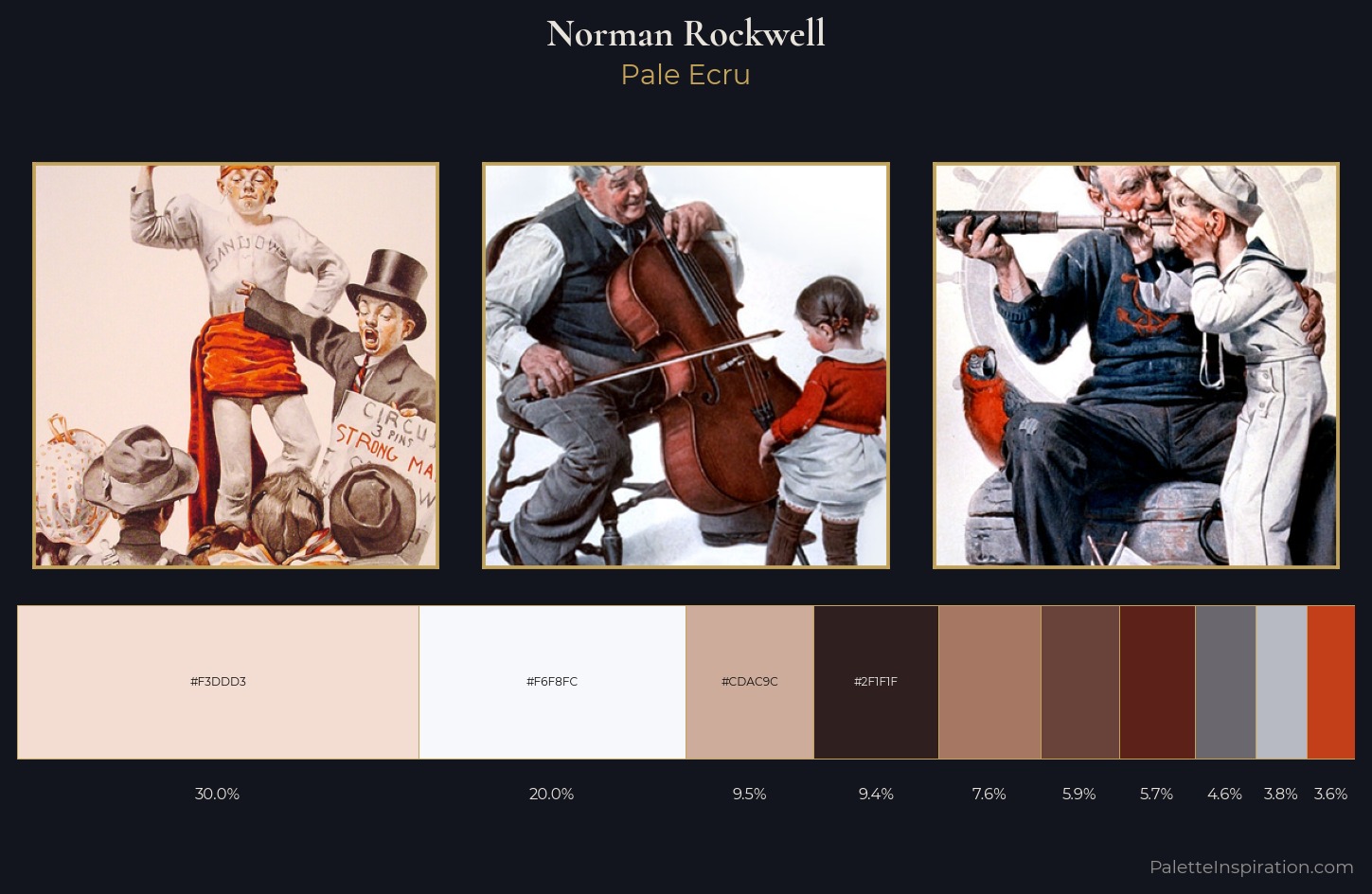 Norman Rockwell Palette 4 — Pale Ecru