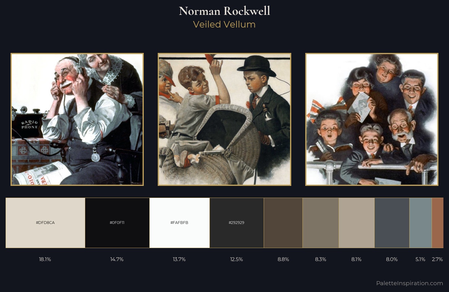 Norman Rockwell Palette 6 — Veiled Vellum