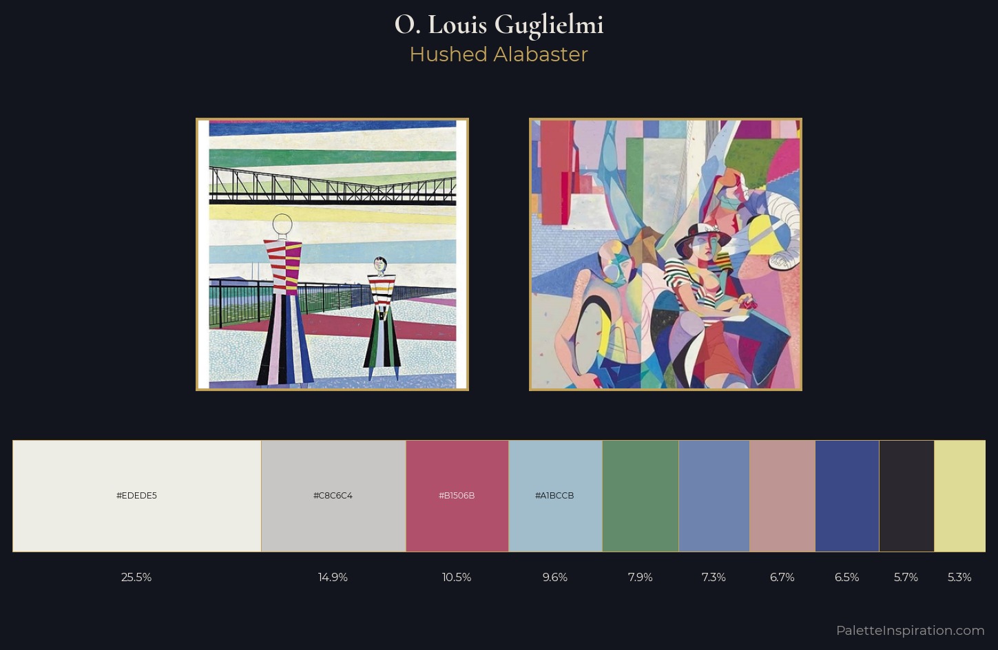 O. Louis Guglielmi Palette 1 — Hushed Alabaster