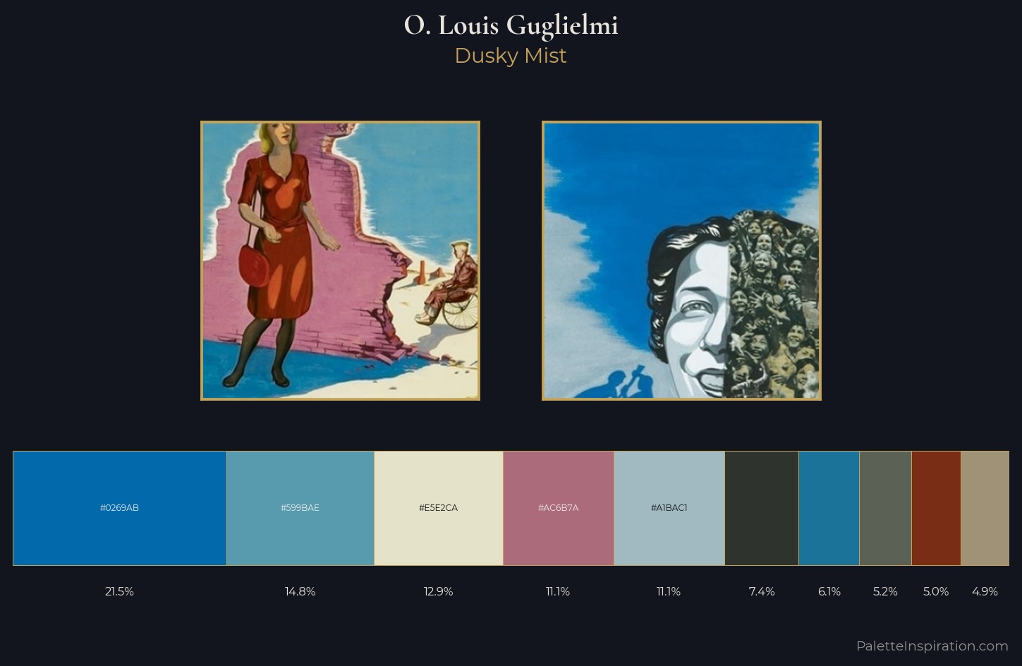 O. Louis Guglielmi Palette 4 — Dusky Mist