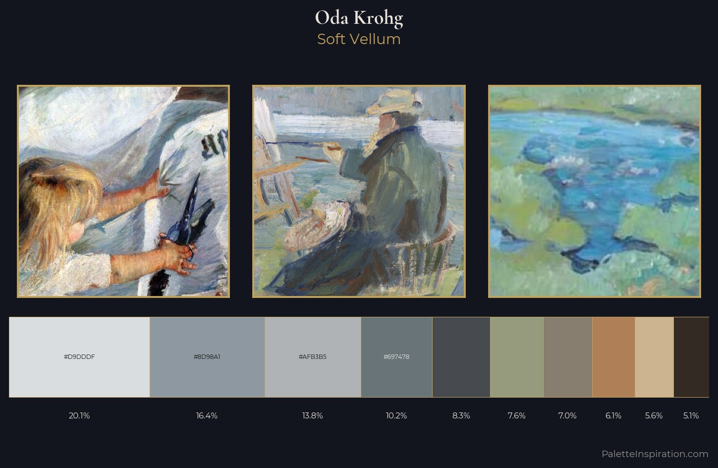 Oda Krohg Palette 1 — Soft Vellum
