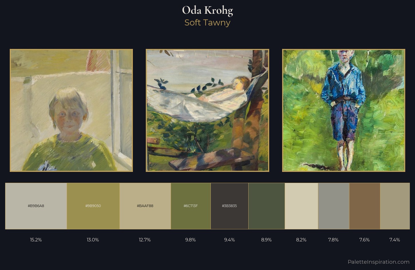 Oda Krohg Palette 2 — Soft Tawny