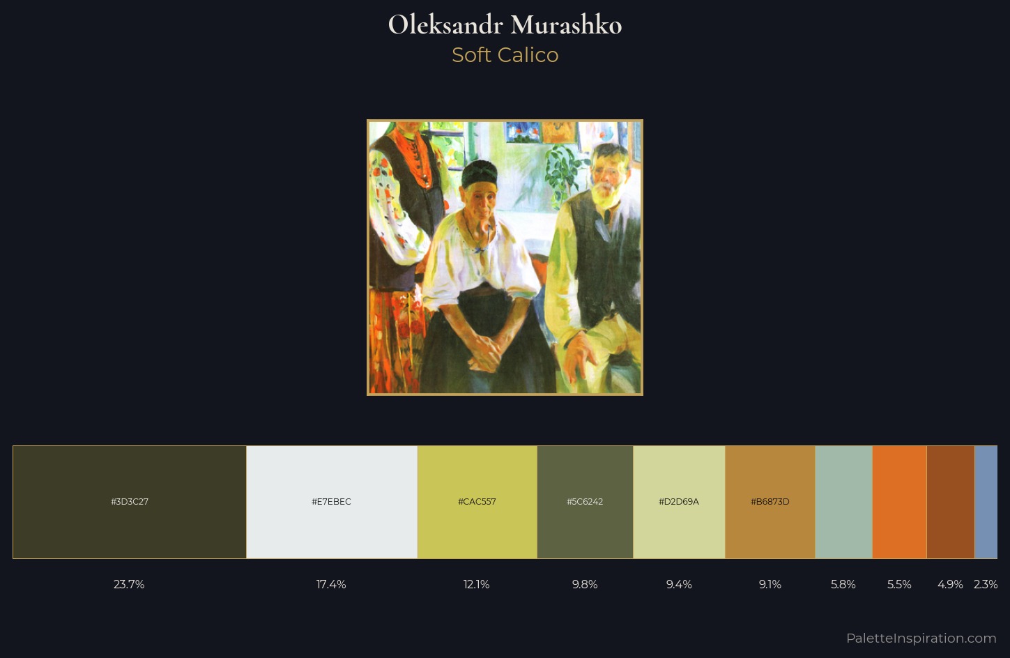 Oleksandr Murashko Palette 1 — Soft Calico