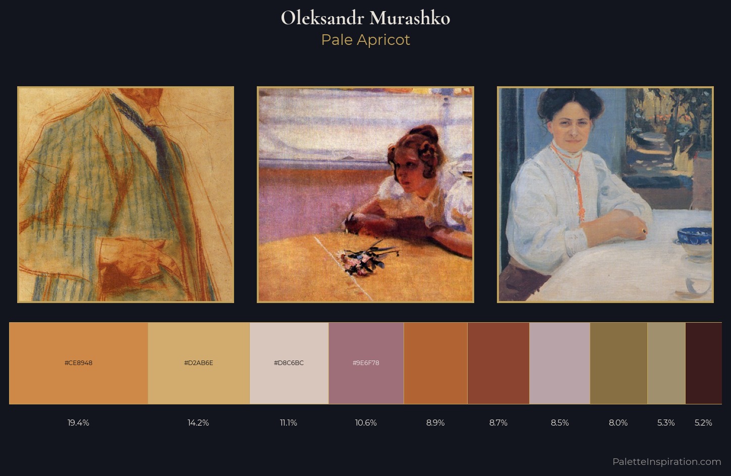 Oleksandr Murashko Palette 4 — Pale Apricot
