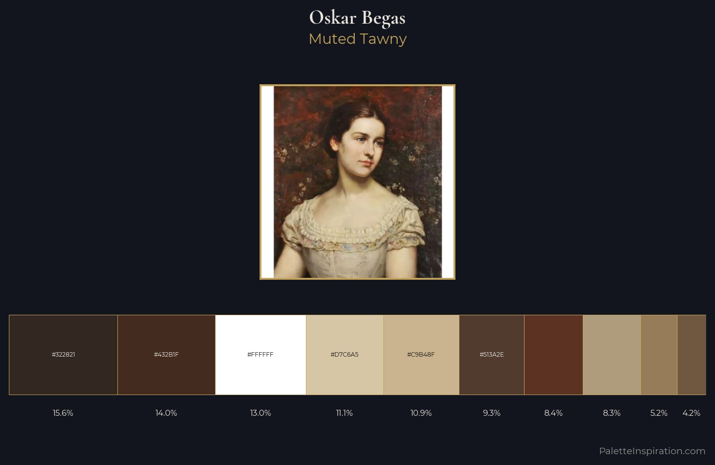 Oskar Begas Palette 1 — Muted Tawny