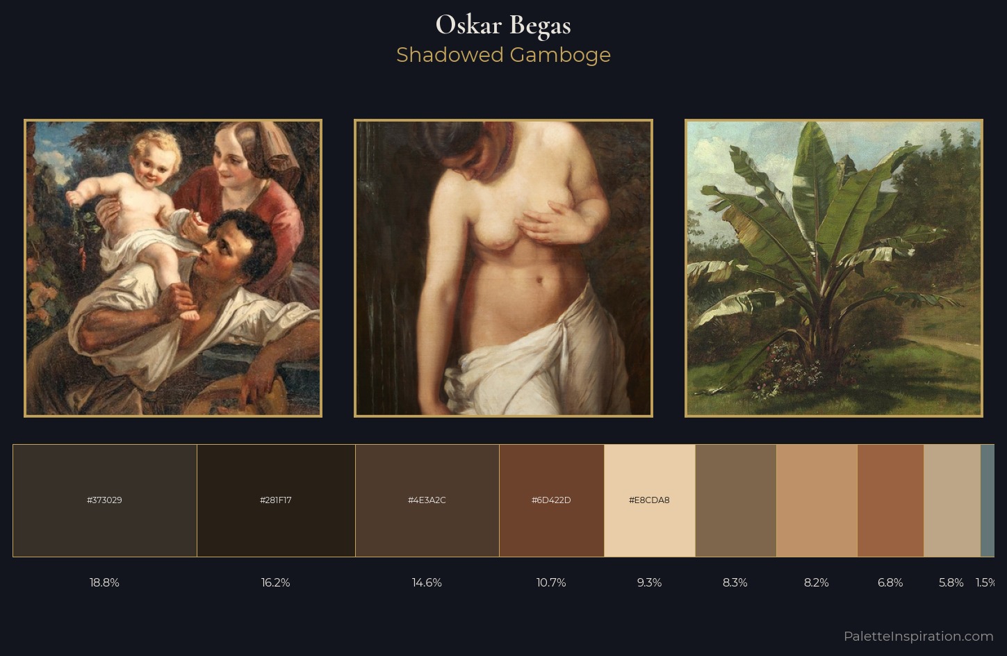 Oskar Begas Palette 2 — Shadowed Gamboge