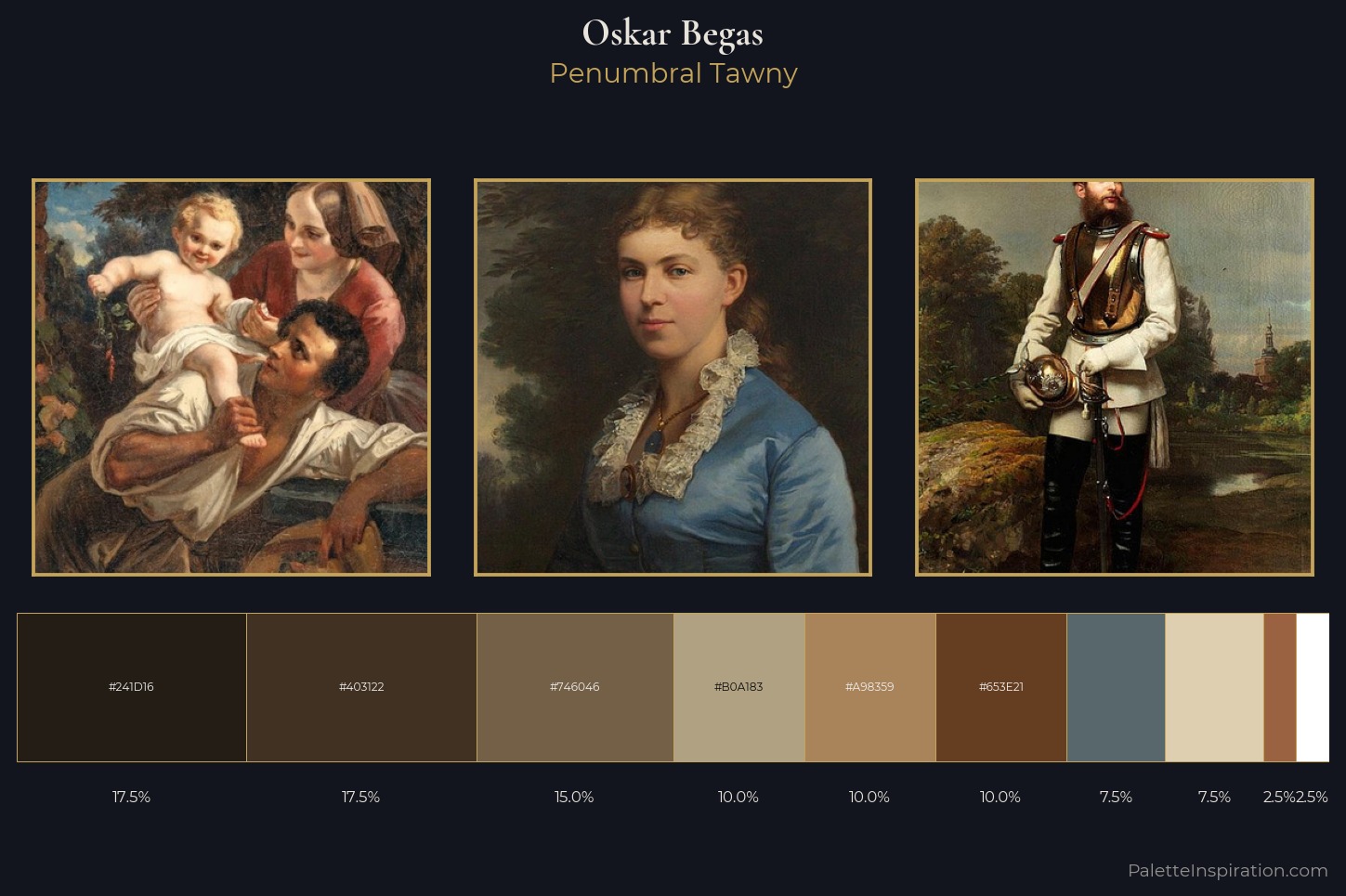 Oskar Begas Master Palette — Penumbral Tawny