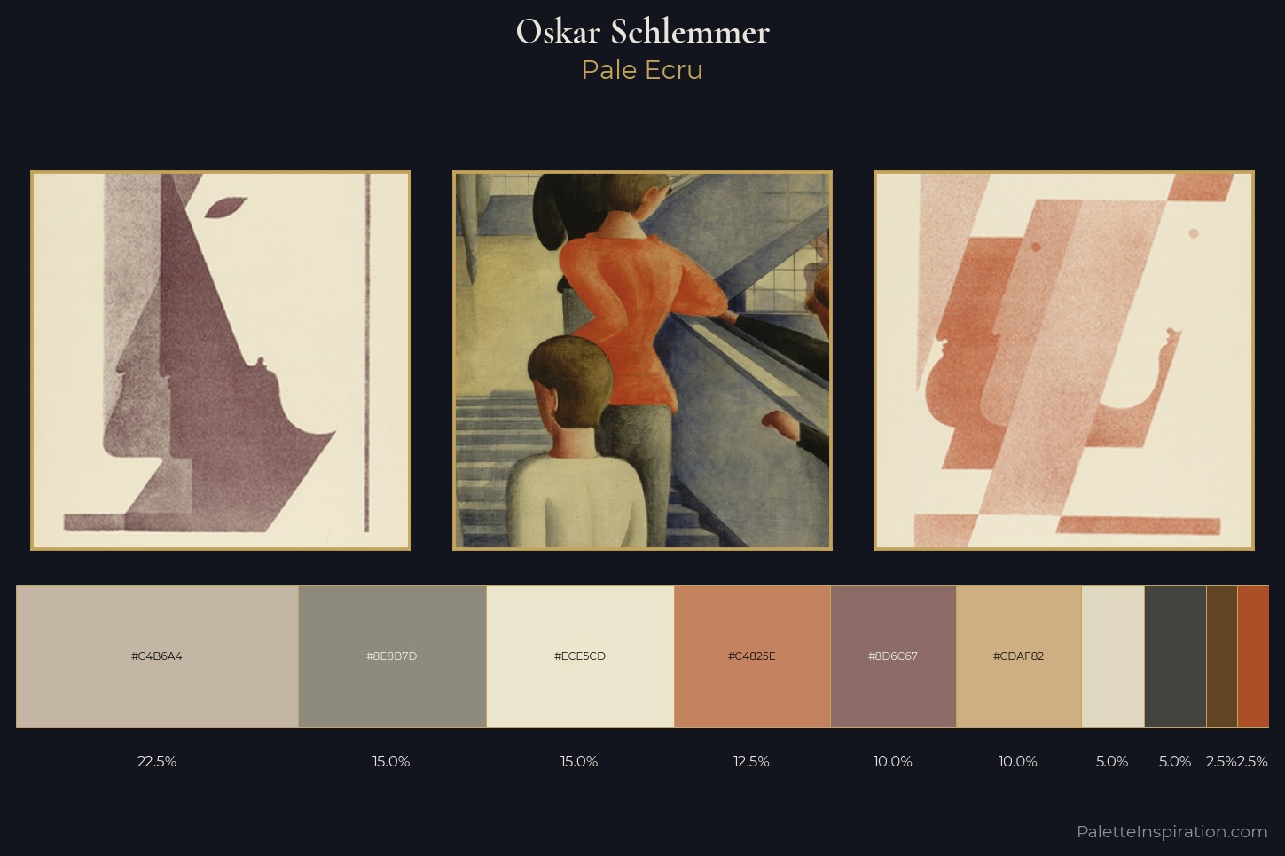 Oskar Schlemmer Master Palette — Pale Ecru