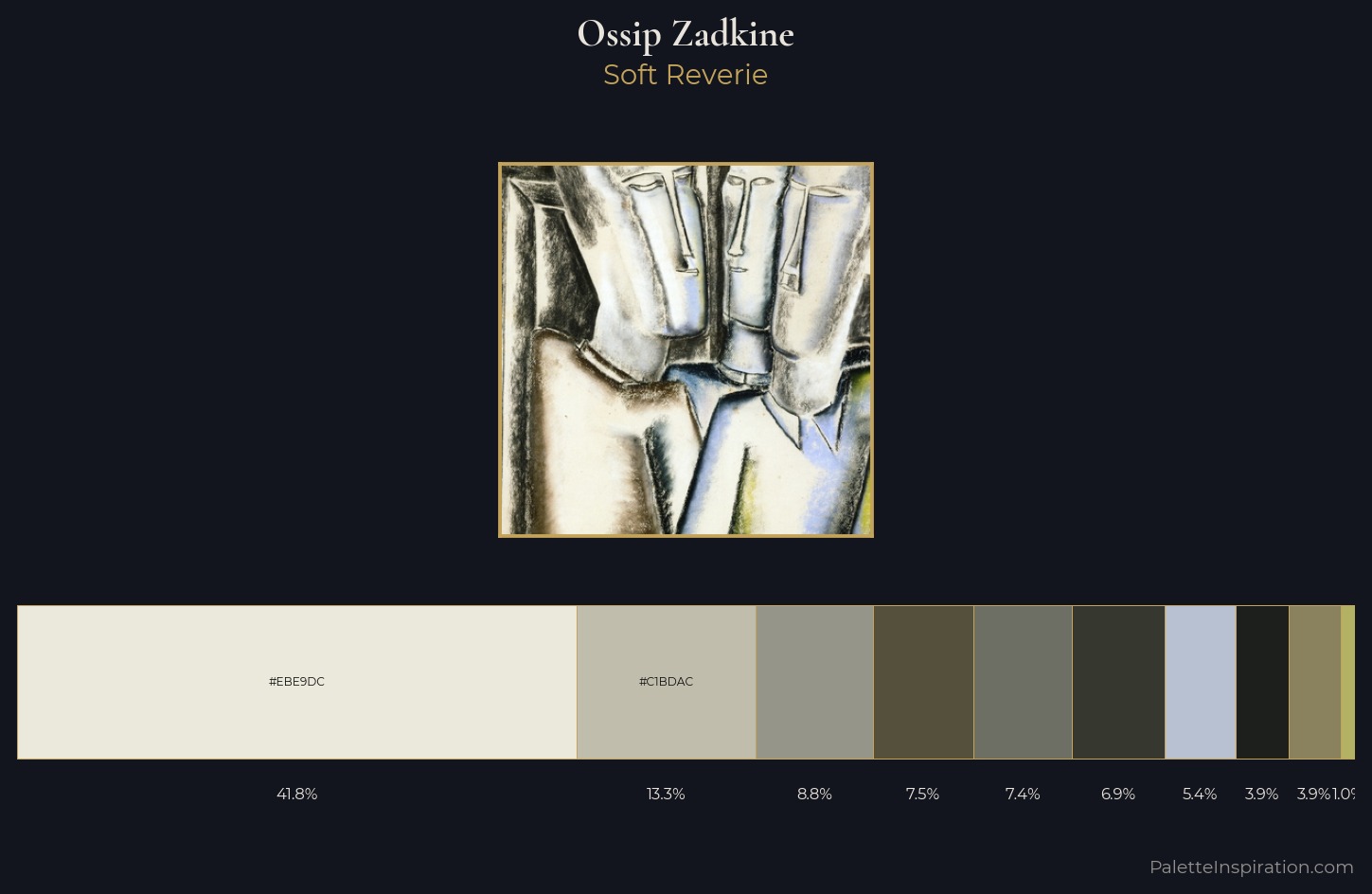 Ossip Zadkine Palette 2 — Soft Reverie
