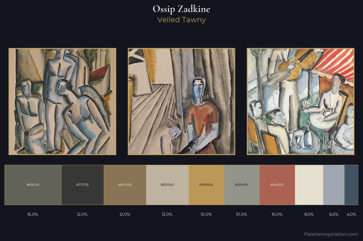 Ossip Zadkine Master Palette — Veiled Tawny