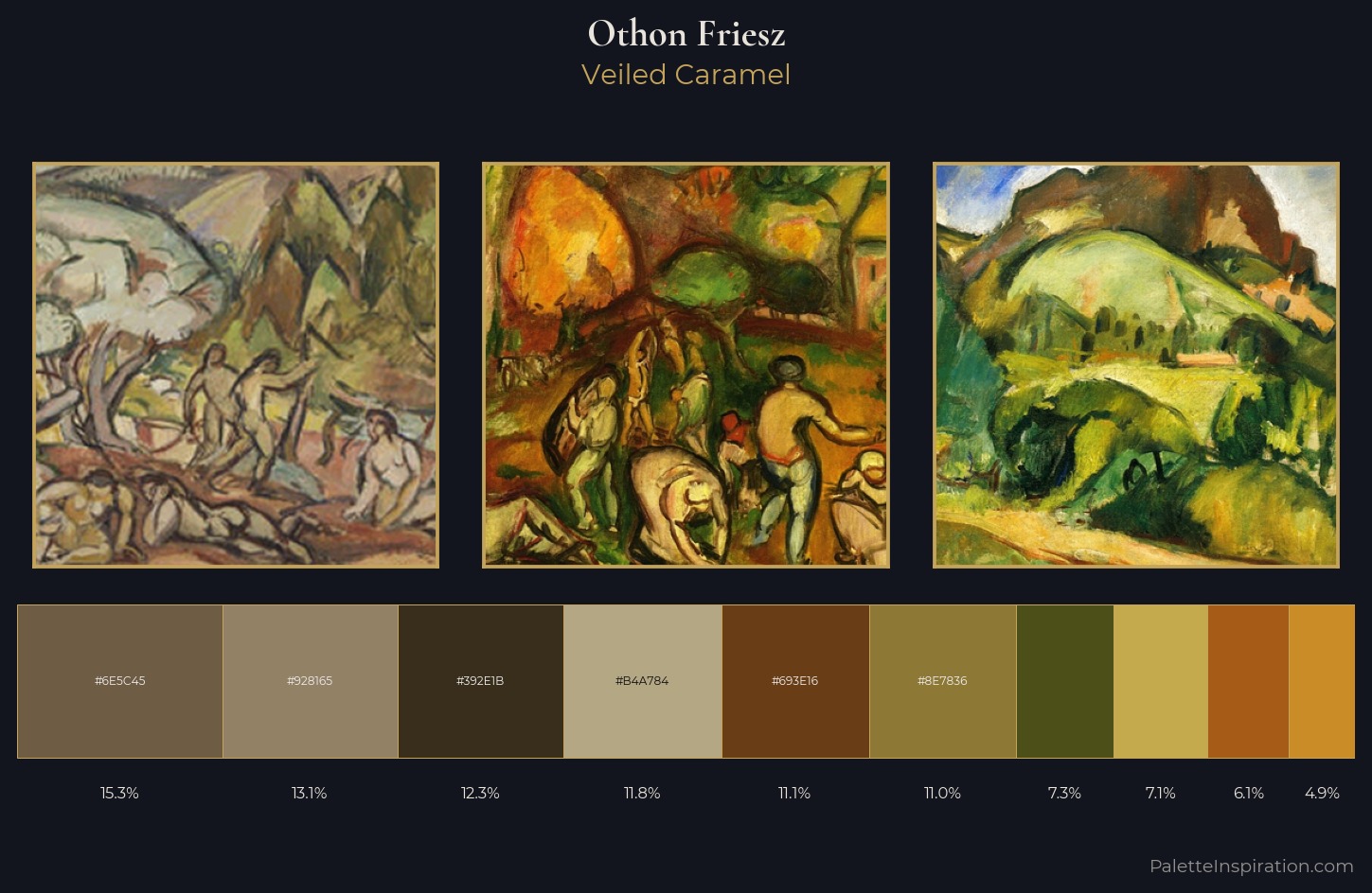 Othon Friesz Palette 5 — Veiled Caramel