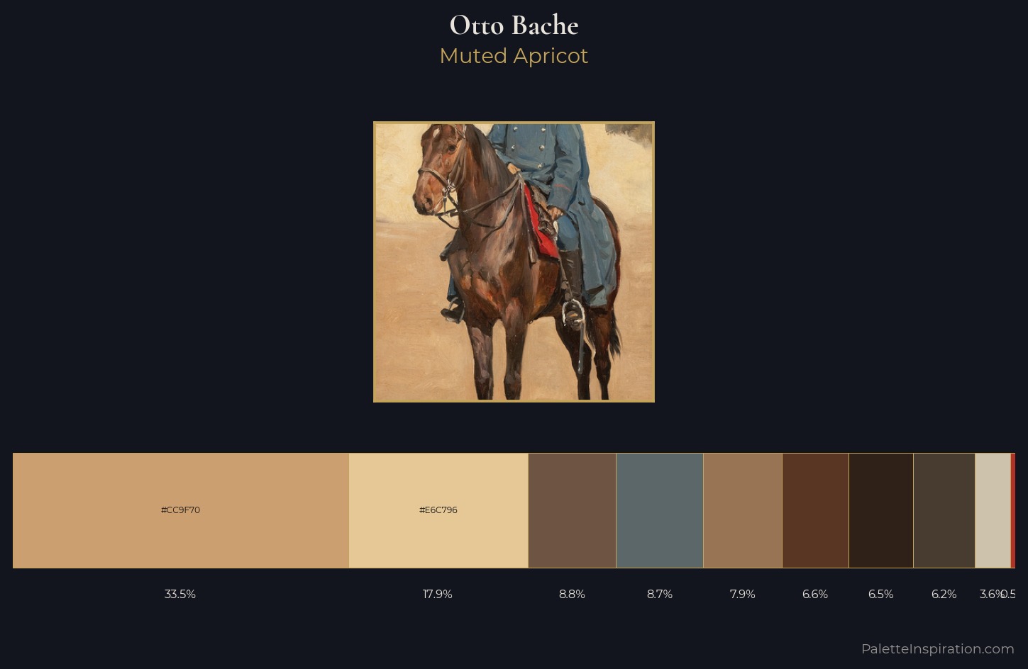 Otto Bache Palette 2 — Muted Apricot
