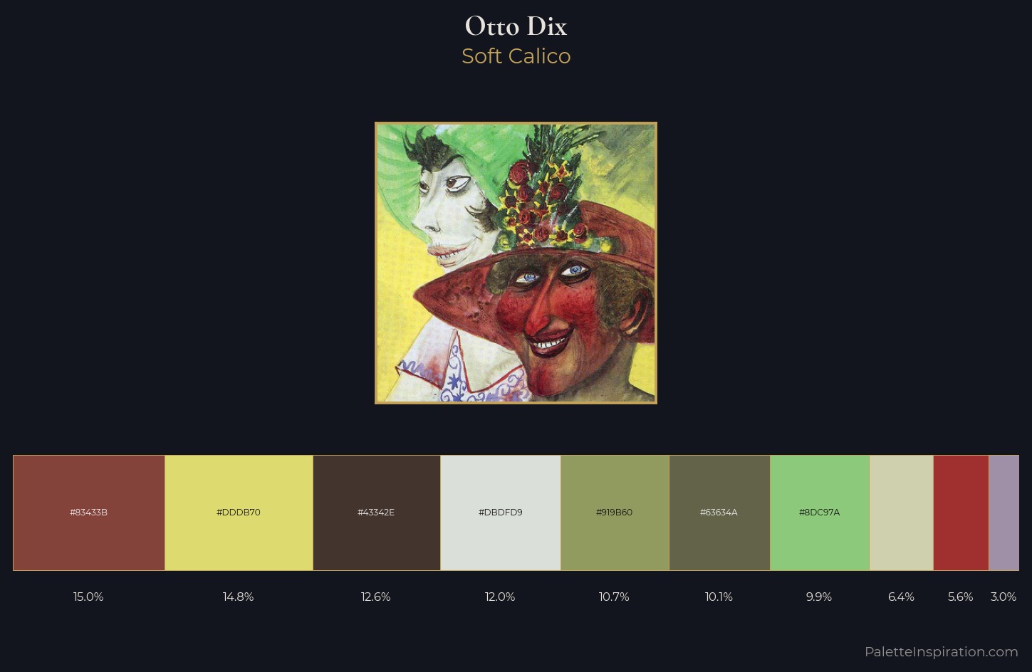 Otto Dix Palette 2 — Soft Calico