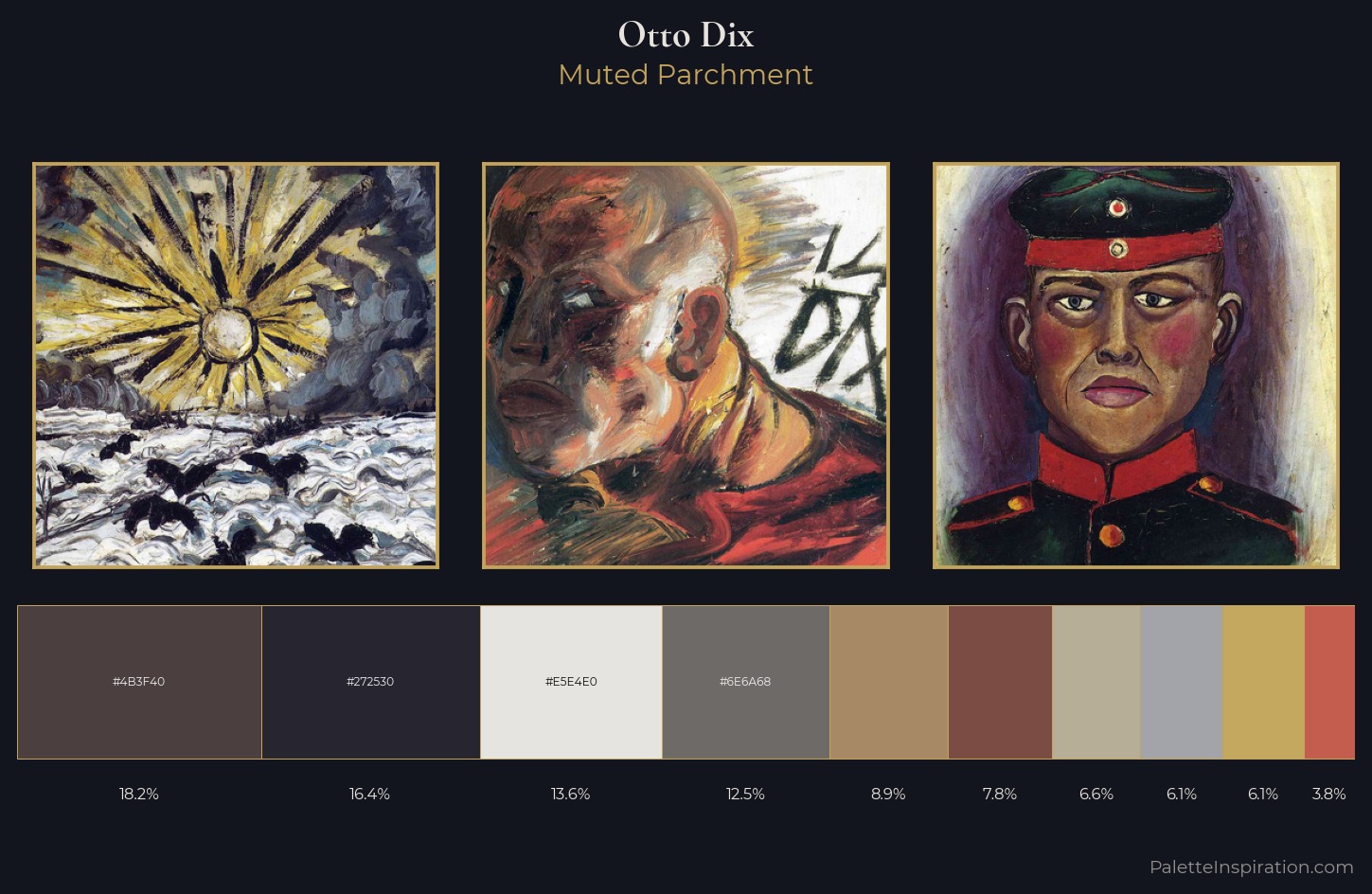 Otto Dix Palette 3 — Muted Parchment