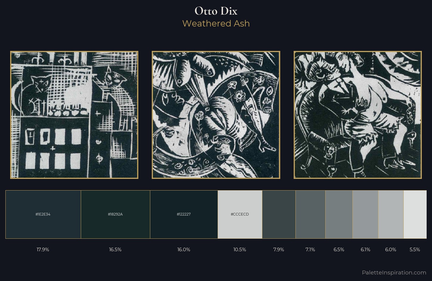 Otto Dix Palette 7 — Weathered Ash