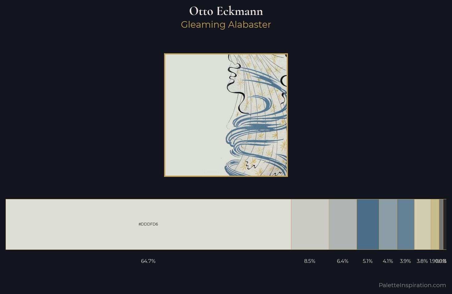 Otto Eckmann Palette 2 — Gleaming Alabaster