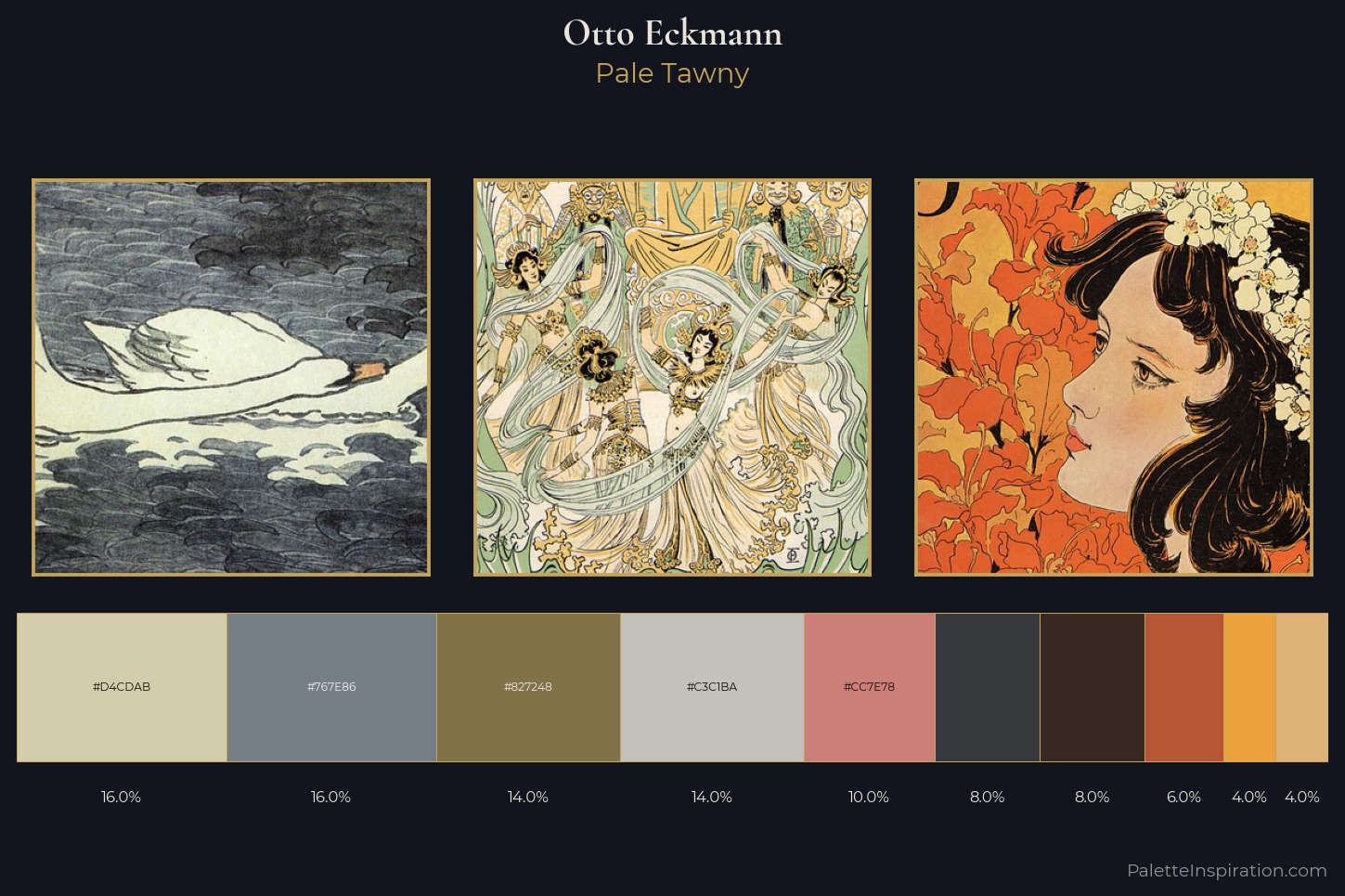 Otto Eckmann Master Palette — Pale Tawny