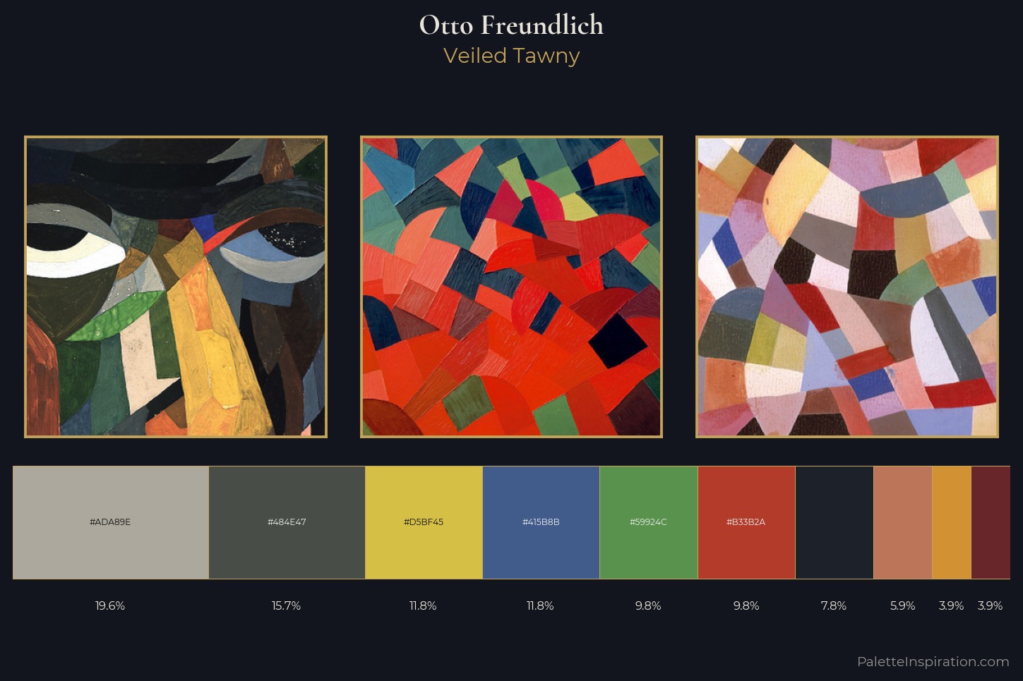 Otto Freundlich Master Palette — Veiled Tawny