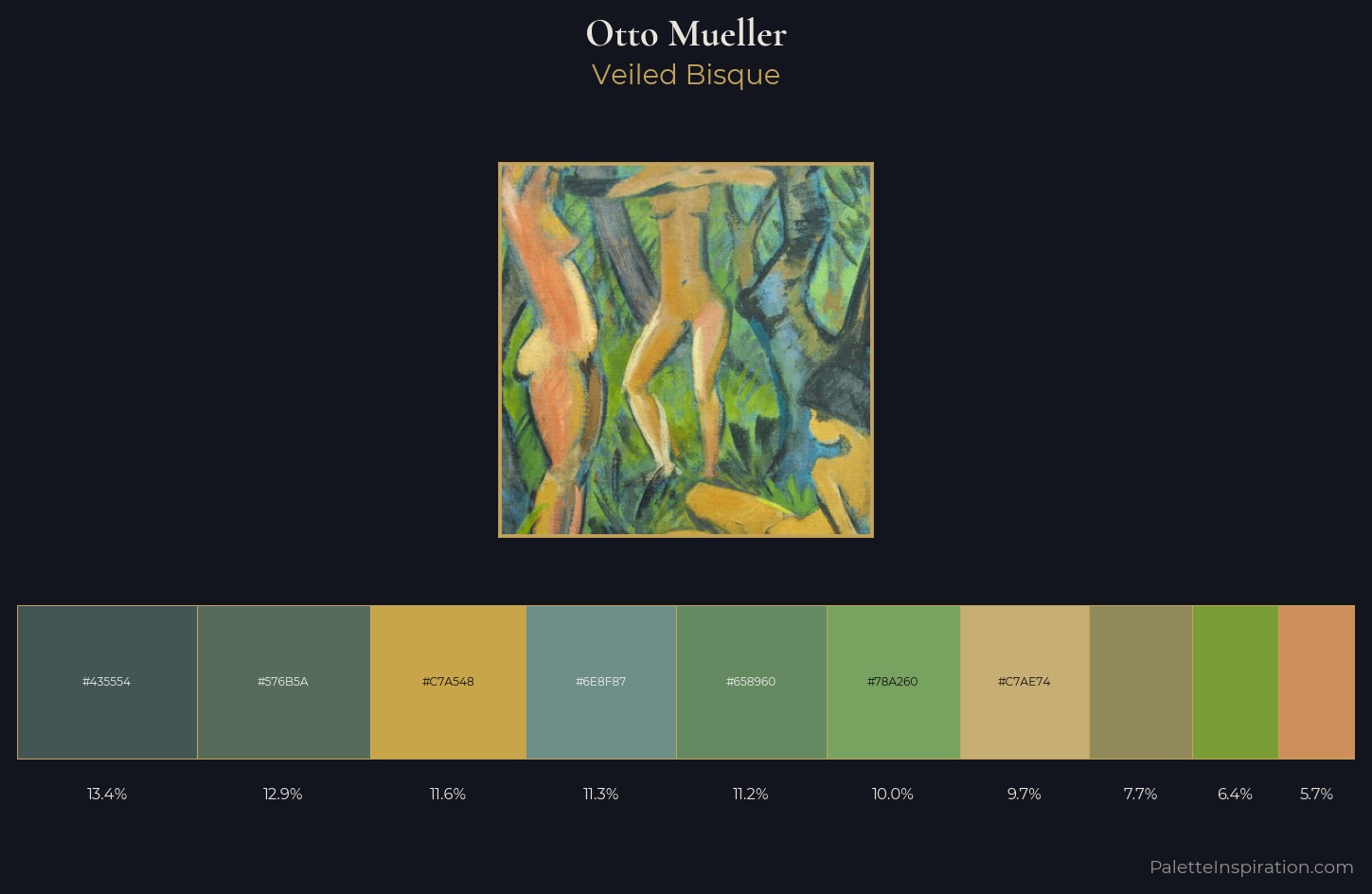 Otto Mueller Palette 3 — Veiled Bisque