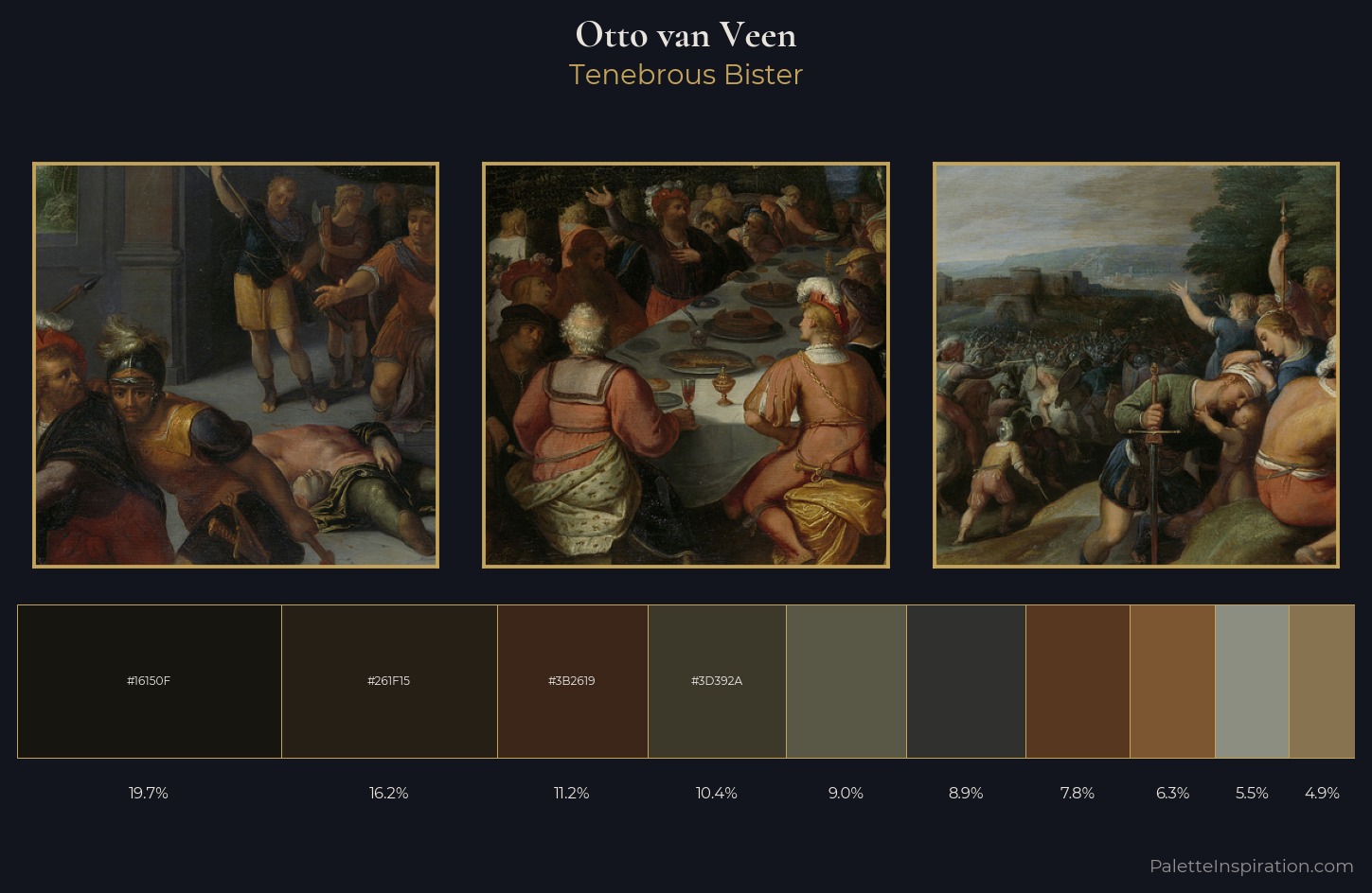Otto van Veen Palette 7 — Tenebrous Bister